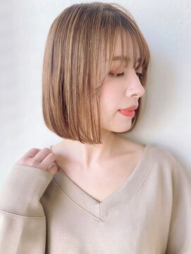 カバーヘア ブリス 志木南口駅前店(COVER HAIR bliss) ハイライト/ショートボブ/似合わせカット/春カラー20代30代p志木