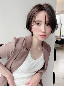 ケーツー エソラ池袋店(K-two) 大人ショートカット*前髪ありショートボブ*顔周り*30代40代50代