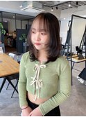10代20代インナーカラーレイヤーカット