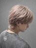 【ダメージレスにハイトーン◎】メンズカット＋アメイジアブリーチWカラー
