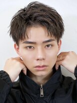 エイド 本店(aid)&nbsp;メンズショートアップバング短髪束感ヘア