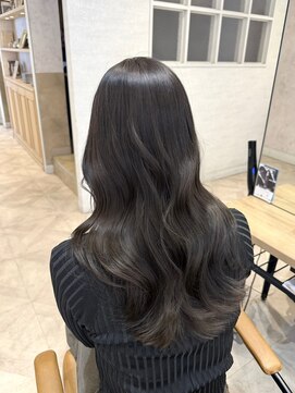 ラボヌールヘアー オリビエ 北千住店(La Bonheur hair Olivier) グレージュ/レイヤーカット【吉田 愛里】