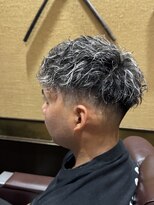 ヒロギンザ 大宮駅前店(HIRO GINZA) ツイスパシルバーメッシュ/大宮/スキンフェード/メンズカット