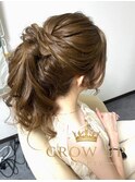 ポニーテール/パーティヘアセット
