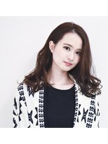 スノッブリコ(snob rico)&nbsp;[snob rico] アッシュベージュ×ツヤカール