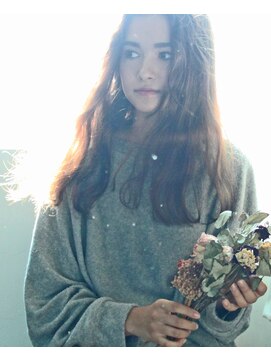 ソルトウォーター(SALT WATER) アッシュグレージュ　ぷつっとセミロング