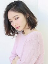 ジルバイジアン(JILL by GIEN)&nbsp;色気ミディアムロブ 斜めバング