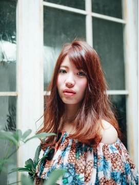 ヘアメイク パッセージ 千歳船橋店(hair make passage) くせ毛風ナチュラルロング