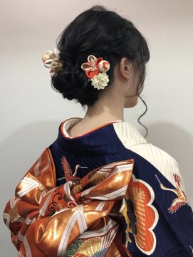 ナンプウ(Nanpu) 《Nanpu》成人式着物ヘア