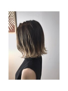 ラニカ ヘアーデザイン(Lanica hair design) ハイライトバレイヤージュボブ