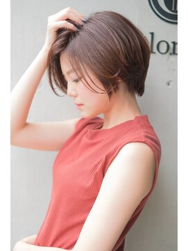 ラミ(L'ami) 【東 純平】大人かわいい 小顔 ひし形 丸みショートボブ