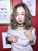 大人ミディ_ローライトスリークボブ厚めバング_57298