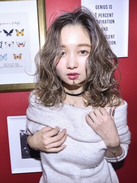 アルバム 銀座(ALBUM GINZA) 大人ミディ_ローライトスリークボブ厚めバング_57298