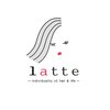 ラテ(latte)のお店ロゴ