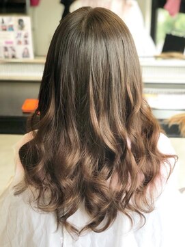 ヴァンクラウド 奈良店(VENT-CLOUD) 大人可愛いグラデーションカラーラフウェーブ６ｄエクステ