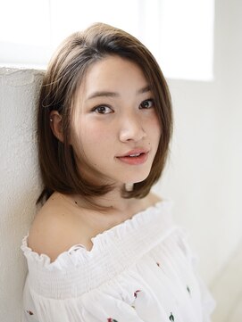 アースエレガンス 田町店(EARTH Elegance) ツヤ可愛ストレートミディアム 【EARTH田町店】