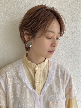 コクーン(Cocoon) ノンブローハンサムショート#ネビージュ#大人かわいい#美髪