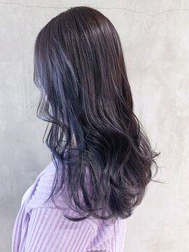 アイティーバイアルバム 八王子店(IT by ALBUM) ダークラベンダー_マロンベージュAラインボブ_ba318052