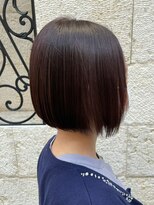 ノチカ(nochika)&nbsp;GMTストレート×ローズパープル×ボブ