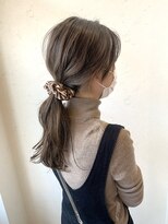 カリン ハッピーヘアライフ 長吉長原店(carin happyhairlife)&nbsp;ポニーテールアレンジ
