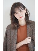 ☆大人可愛いシースルー外ハネミディ ☆