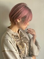 フラミューム たまプラーザ(flammeum)&nbsp;サクラピンク×ショートボブ【たまプラーザ】