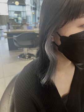 アース 春日部店(HAIR&MAKE EARTH) グレージュインナーカラー