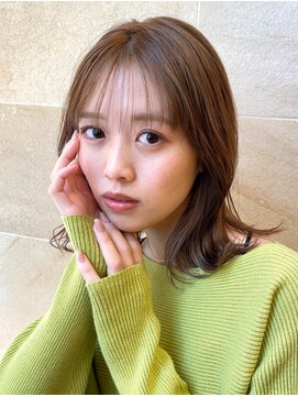 テュケー(TYCHE) 大人可愛いくびれミディ/小顔/シースルーバング/切りっぱなし