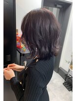 サロンパルヨン ヘアーアンドネイル(SALON paljon Hair&Nail) ウルフボブ&カワイイピンクラベンダー