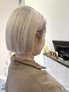 ネオヘアー 京成曳舟店(NEO Hair) ホワイトブロンド/ダブルカラー/ブリーチ/髪質改善/京成曳舟