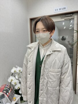 エルエスヘアー(LS HAIR) 《LS HAIR 片山》前髪長めハンサムなマッシュショート