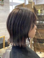 ヘアーメイク シーノ アンド フォーメン(Sino) 癖を活かした外ハネボブ