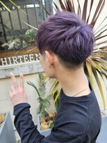 サーティーン(THIRTEEN)&nbsp;veganバイオレット♪メンズブリーチ☆イメチェン《10代20代》