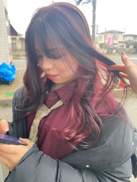 ナンバー 秋田店(N°) インナーカラーred