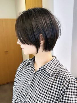 ウル 名古屋栄(ulu) ショートボブ＊黒髪＊大人可愛いショート