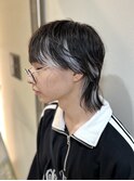 ポイントブリーチホワイトカラー!