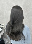 ブリーチなし/5～6Lv透明感グレージュ