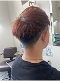ブリーチなし オレンジカラー!