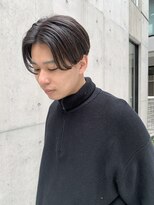 センターパートカルマパーマワンカールパーマ韓国ヘアガイルヘア