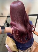 ブリーチなしWカラー◎ピンクラベンダー