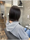 切りっぱなしボブ