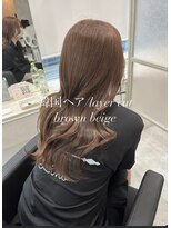 マーシュ 梅田(marshu)&nbsp;吉岡Style/韓国ヘア/brown beige