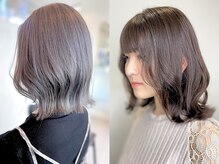 透明感×ツヤ感で垢抜けヘアに♪ダメージレスで叶うイルミナカラーが大人気◎
