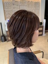 ヘアリゾート粋 ティガ 池袋店(tiga)&nbsp;ミディアムレイヤー/くびれヘア/艶髪/大人スタイル/抜け感