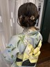 浴衣着付け＋ヘアセット　￥6600