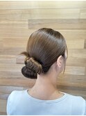 『シニヨン』/結婚式/お呼ばれ/ドレス◎
