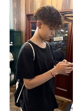 外国人風ヘアスタイル