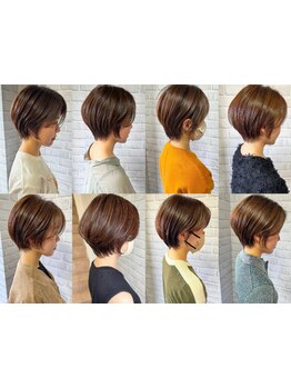 独自の再構築カットで再現性抜群！？奈良/ショート/ボブ/ショートボブ/白髪ぼかし/白髪染め/髪質改善