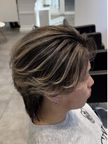 オーシャントーキョー 仙台(OCEAN TOKYO)&nbsp;フェザーショートニュアンスパーマセンターパートツーブロック
