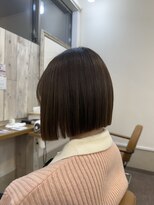 セブンルックス モカ 宇都宮鶴田店(7LOOKS mocha)&nbsp;タッセルボブ×縮毛矯正